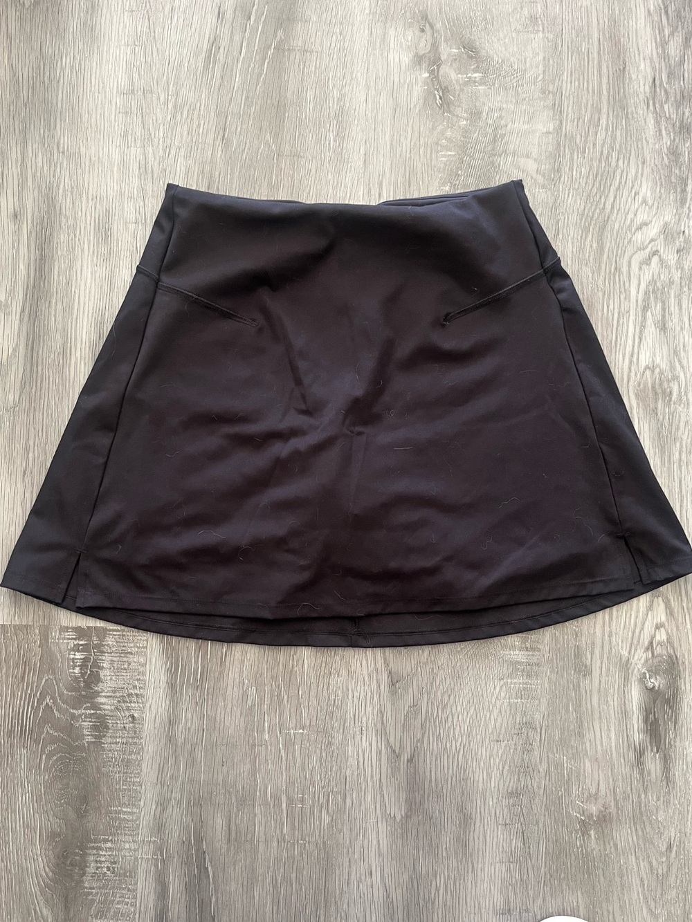Black Active A-Line Skort